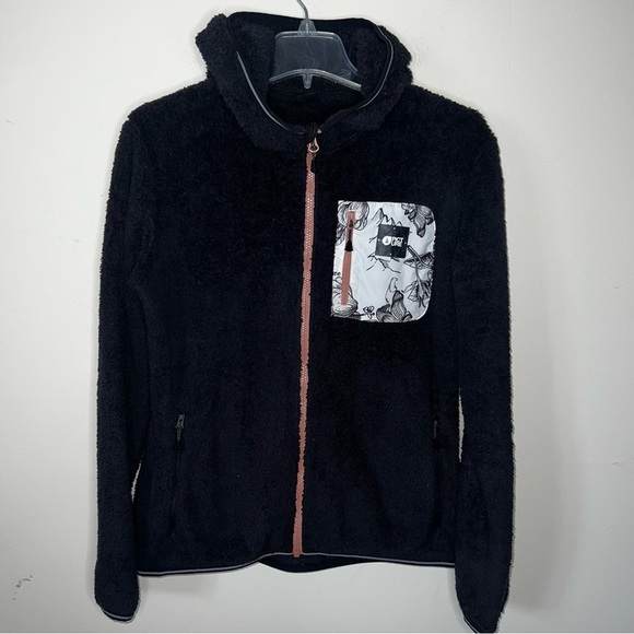 Picture Women's Izimo Fleece Jacket Black Organic Clothing Size Large - Picture 12 of 13